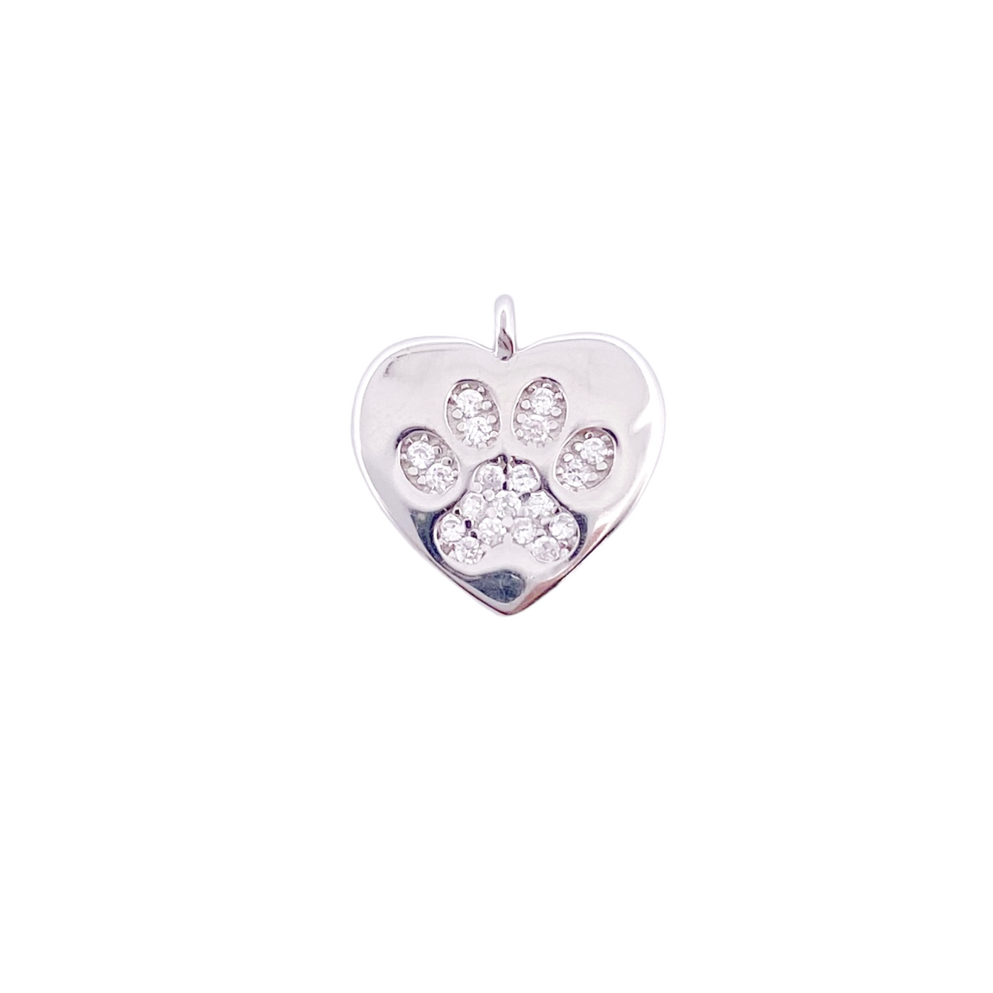 PENDANTS HEART WITH PAW