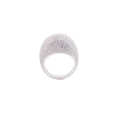 PAVE' RING WITH CZ