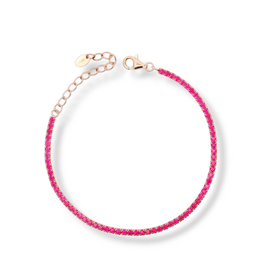 925 SILVER TENNIS MACHINE 16+4 cm rose