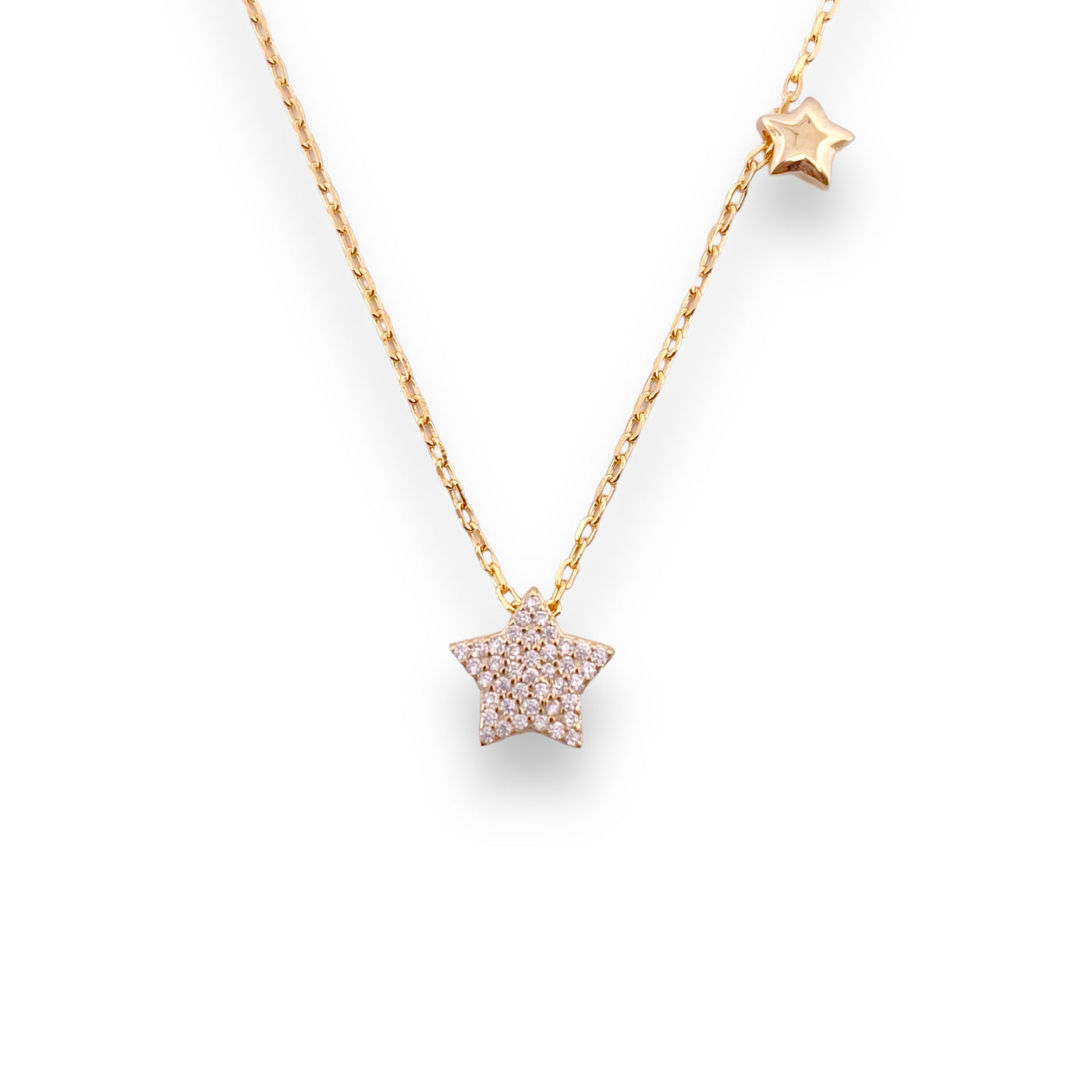 NECKLACE WITH 2 STARS