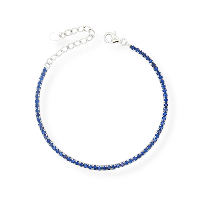 925 SILVER TENNIS MACHINE 16+4 CM rodium