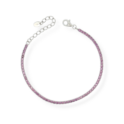 925 SILVER TENNIS MACHINE 16+4 CM rodium