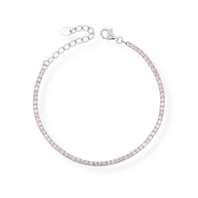 925 SILVER TENNIS MACHINE 16+4 CM rodium