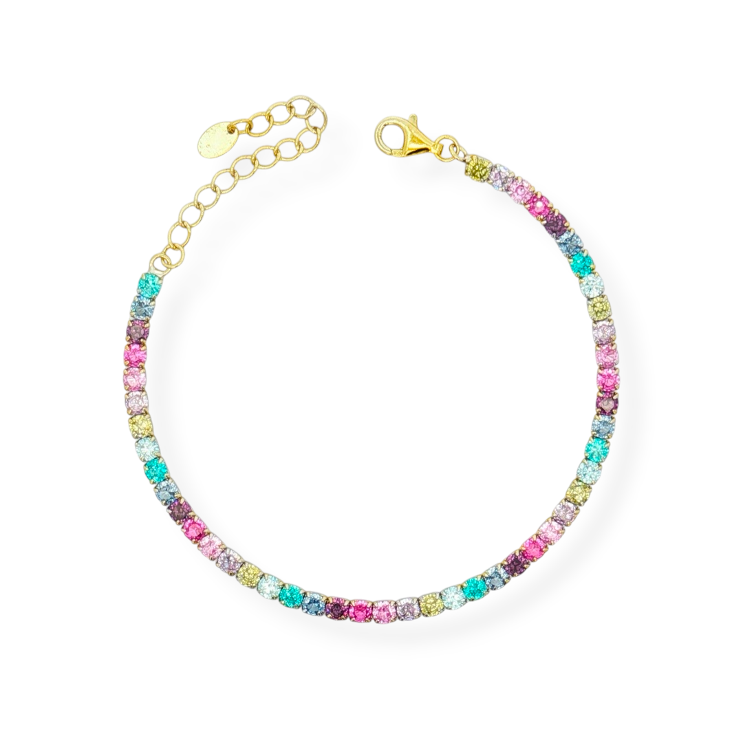 925 SILVER TENNIS MACHINE 16+4 CM yellow