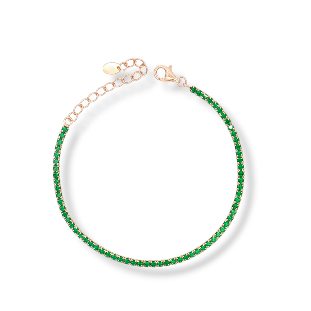 925 SILVER TENNIS MACHINE 16+4 cm rose