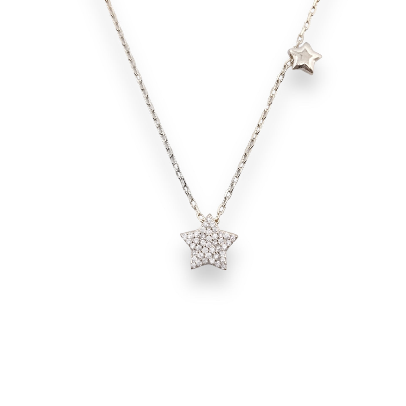 NECKLACE WITH 2 STARS