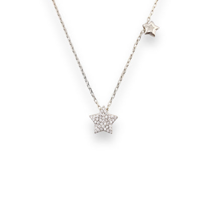 NECKLACE WITH 2 STARS