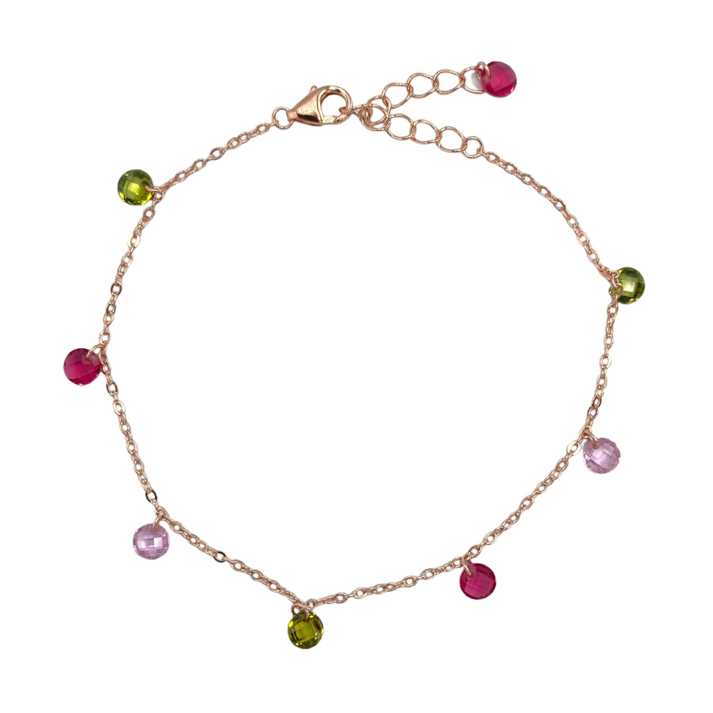 Bracciale in argento con charms