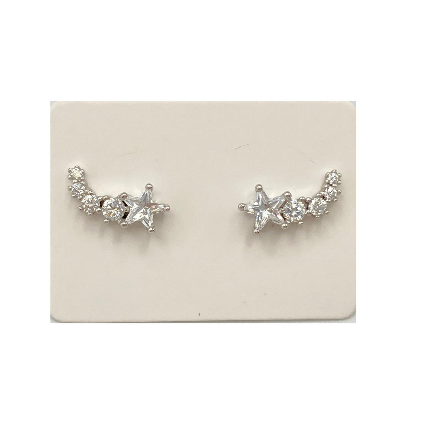 Pack  of 5 stud earrings with zirconia