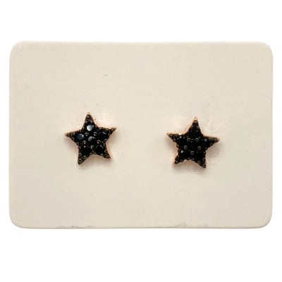 Confezione da 5 paia di orecchini in argento a stella - 7 mm